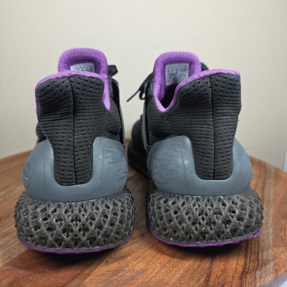 Adidas Ultra 4D Marvel Black Panther Mens Black Purple Size 13 Shoes HQ0949 - Picture 4 of 11
